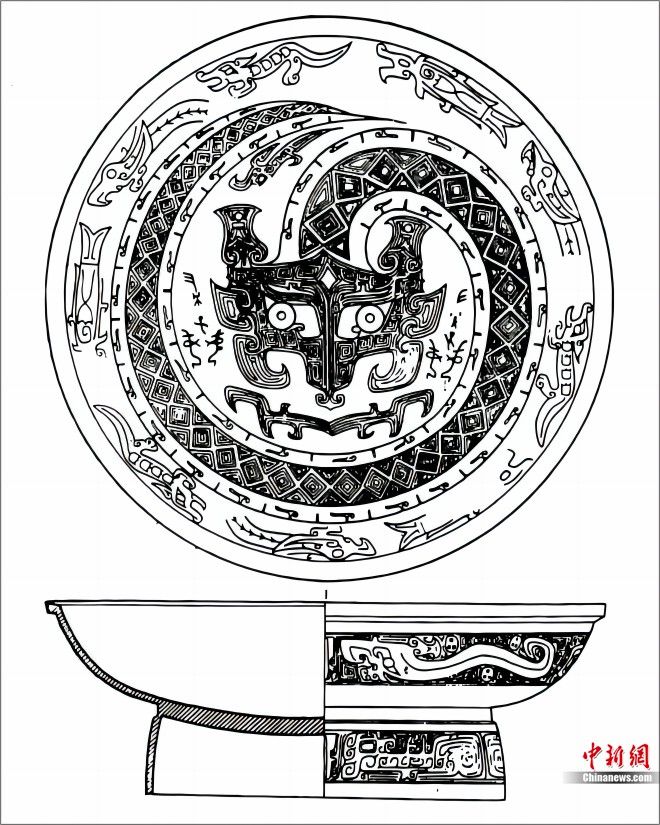 商周 時代・青銅器 收藏 【龍紋 獸紋 人面紋 青銅虎鐘 風水置物